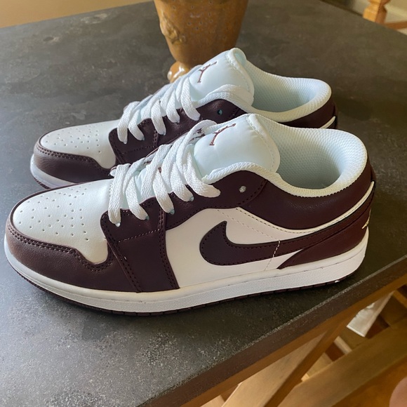 Nike Shoes - team red jordan 1 lows